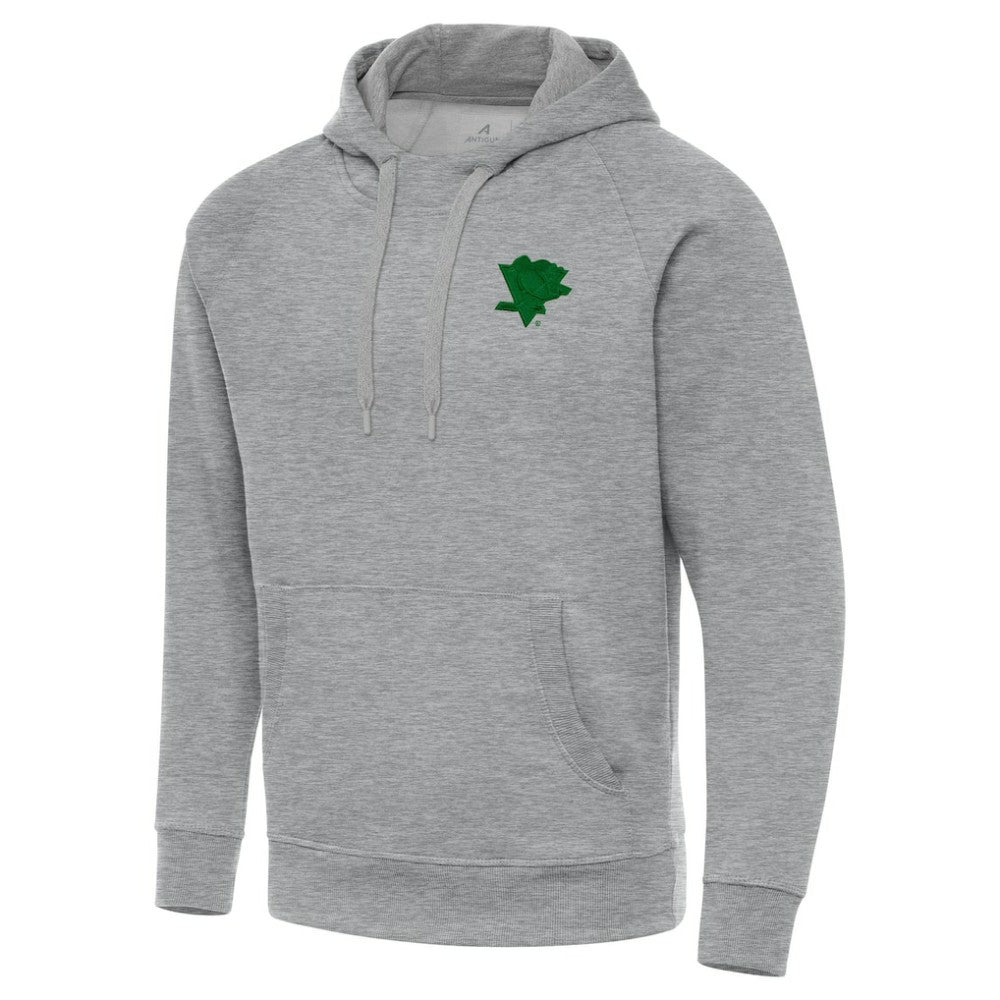 Pittsburgh Penguins Antigua St. Patrick's Day Victory Pullover Hoodie Heather Gray