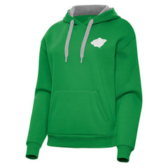 Minnesota Wild Antigua Women's St. Patrick's Day Victory Pullover Hoodie Kelly Green