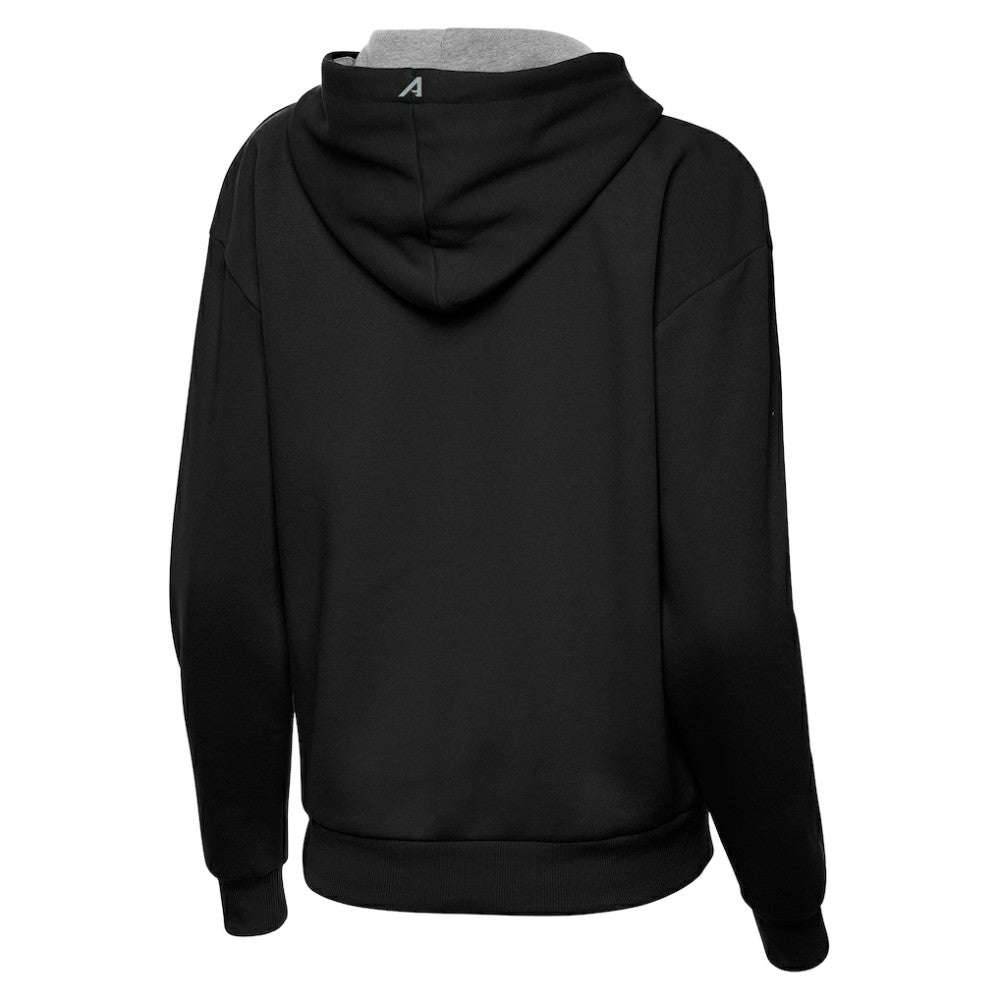 New York Rangers Antigua Women's St. Patrick's Day Victory Pullover Hoodie Black