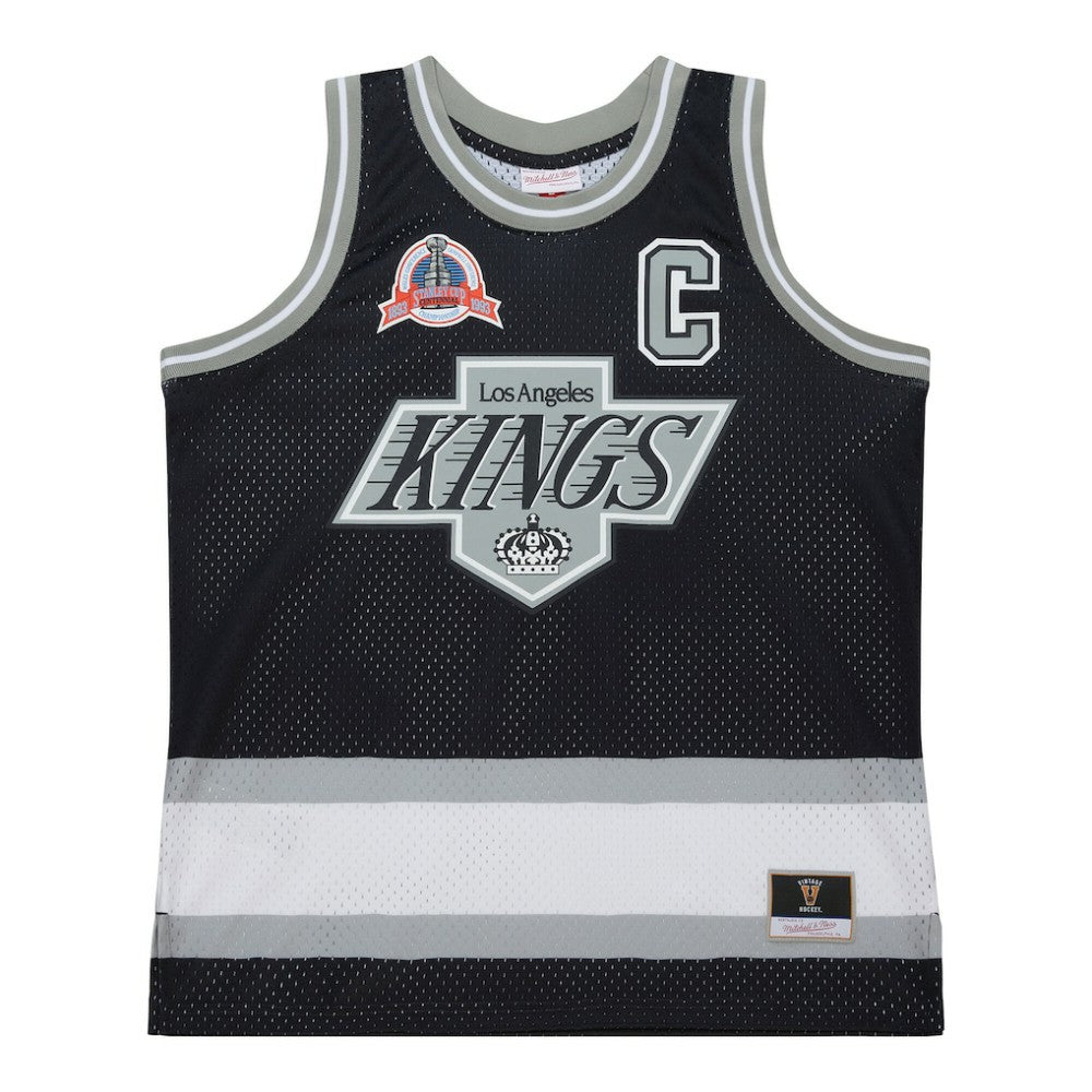 Wayne Gretzky Los Angeles Kings Mitchell & Ness Unisex Maxxed Out Fashion Basketball Jersey Black