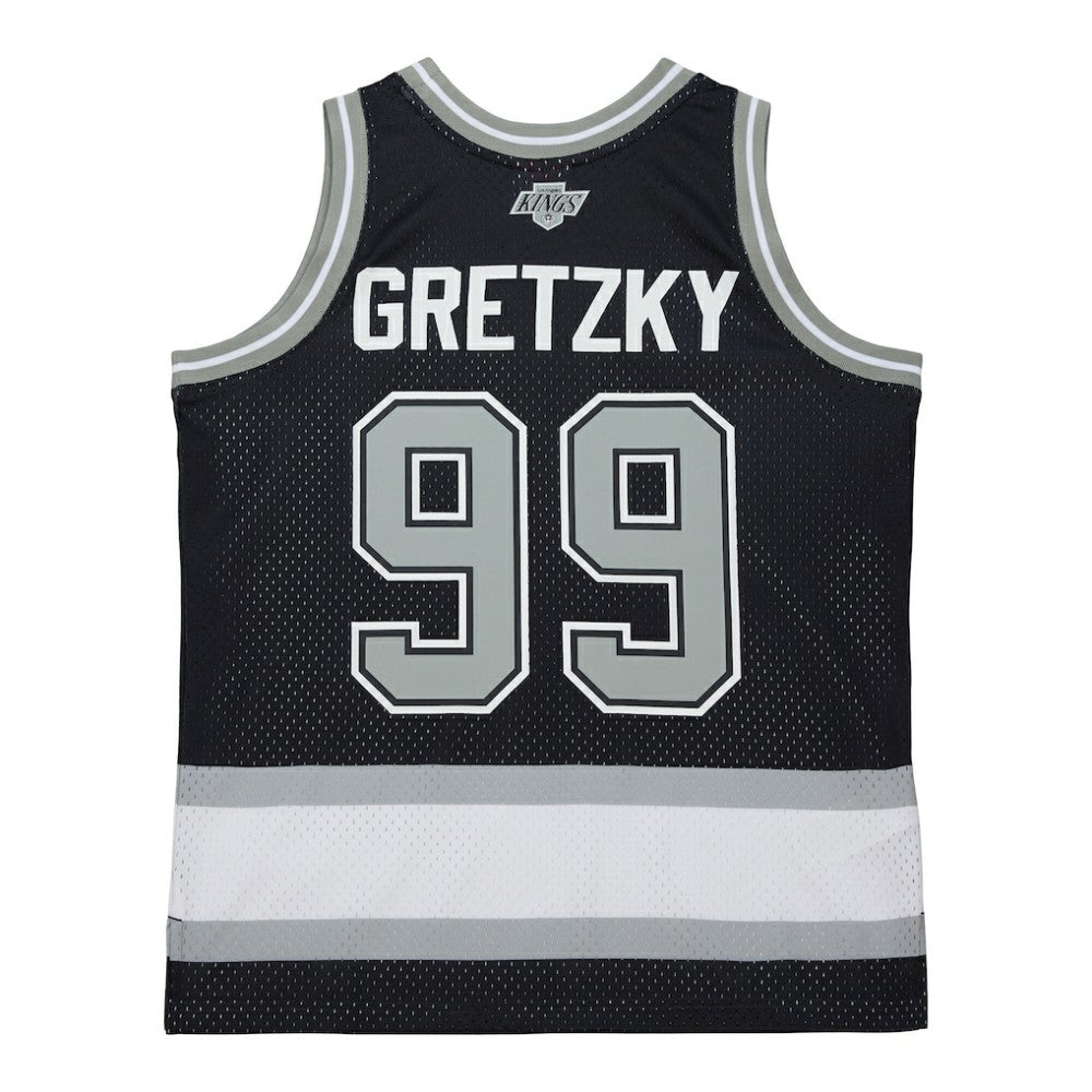 Wayne Gretzky Los Angeles Kings Mitchell & Ness Unisex Maxxed Out Fashion Basketball Jersey Black
