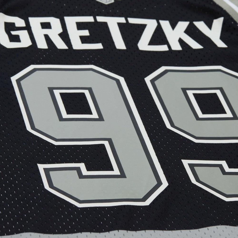Wayne Gretzky Los Angeles Kings Mitchell & Ness Unisex Maxxed Out Fashion Basketball Jersey Black