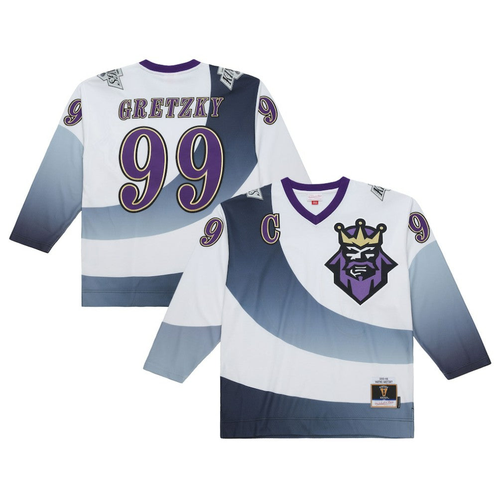 Wayne Gretzky Los Angeles Kings Mitchell & Ness 1995-96 Power Play Jersey White
