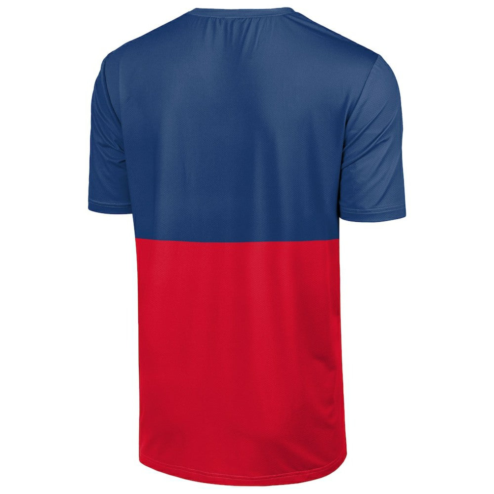 Chicago Cubs FOCO Big Logo Mascot T-Shirt Royal/Red
