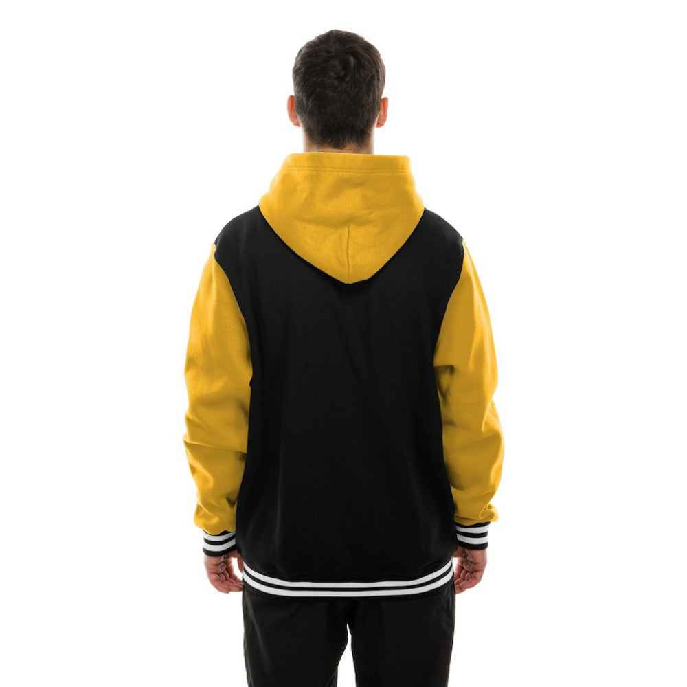 Boston Bruins New Era Full-Snap Fleece Hoodie Jacket Black/Gold