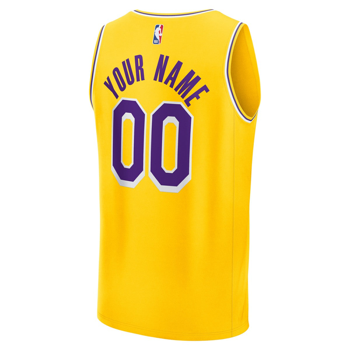 Los Angeles Lakers Youth Custom Fastbreak Jersey - Icon - Gold