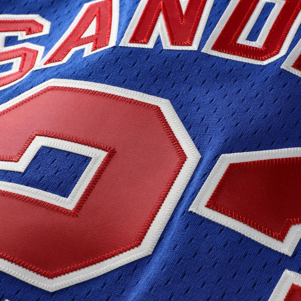 Ryne Sandberg Chicago Cubs Cooperstown Collection 1997 Mesh Batting Practice Button-Up Jersey Royal | Mitchell & Ness