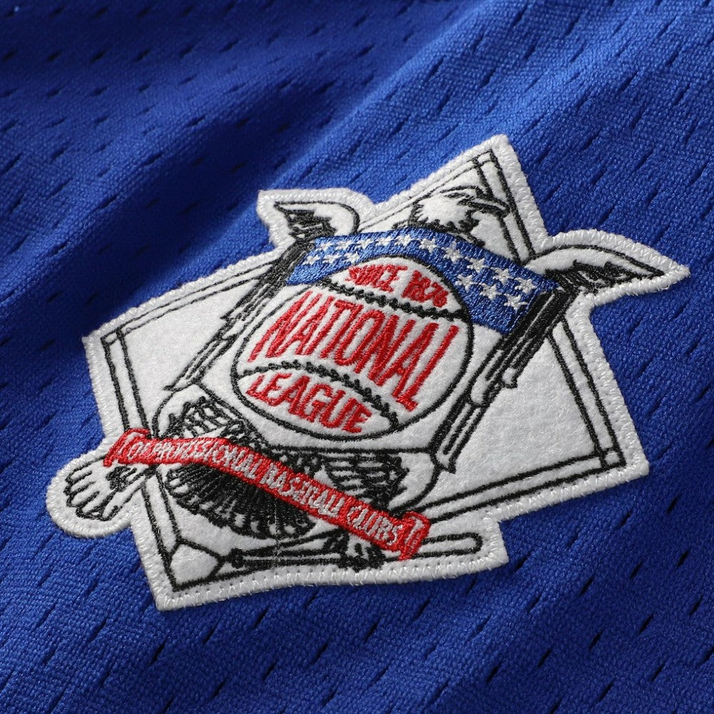 Ryne Sandberg Chicago Cubs Cooperstown Collection 1997 Mesh Batting Practice Button-Up Jersey Royal | Mitchell & Ness