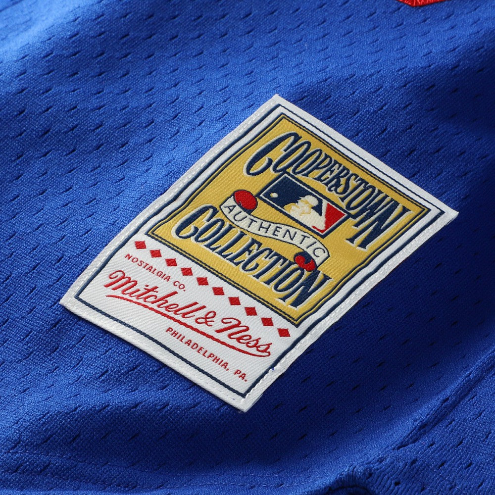 Hideo Nomo Los Angeles Dodgers Cooperstown Collection Mesh Batting Practice Button-Up Jersey Royal | Mitchell & Ness
