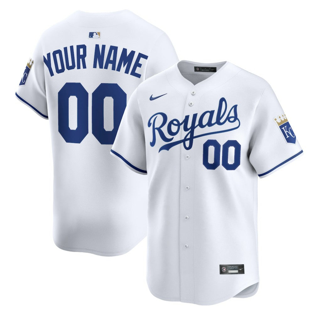 Kansas City Royals Home Limited Custom Jersey White | Nike