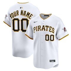 Pittsburgh Pirates Home Limited Custom Jersey White | Nike