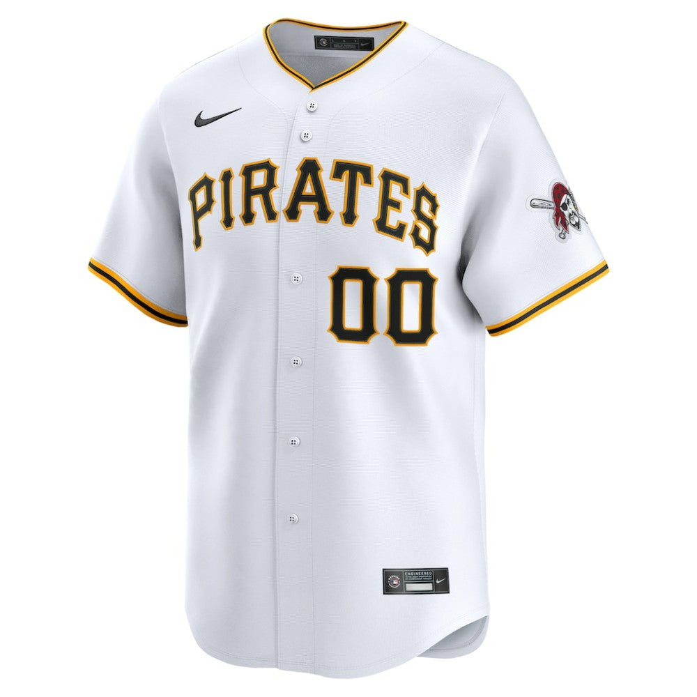 Pittsburgh Pirates Home Limited Custom Jersey White | Nike
