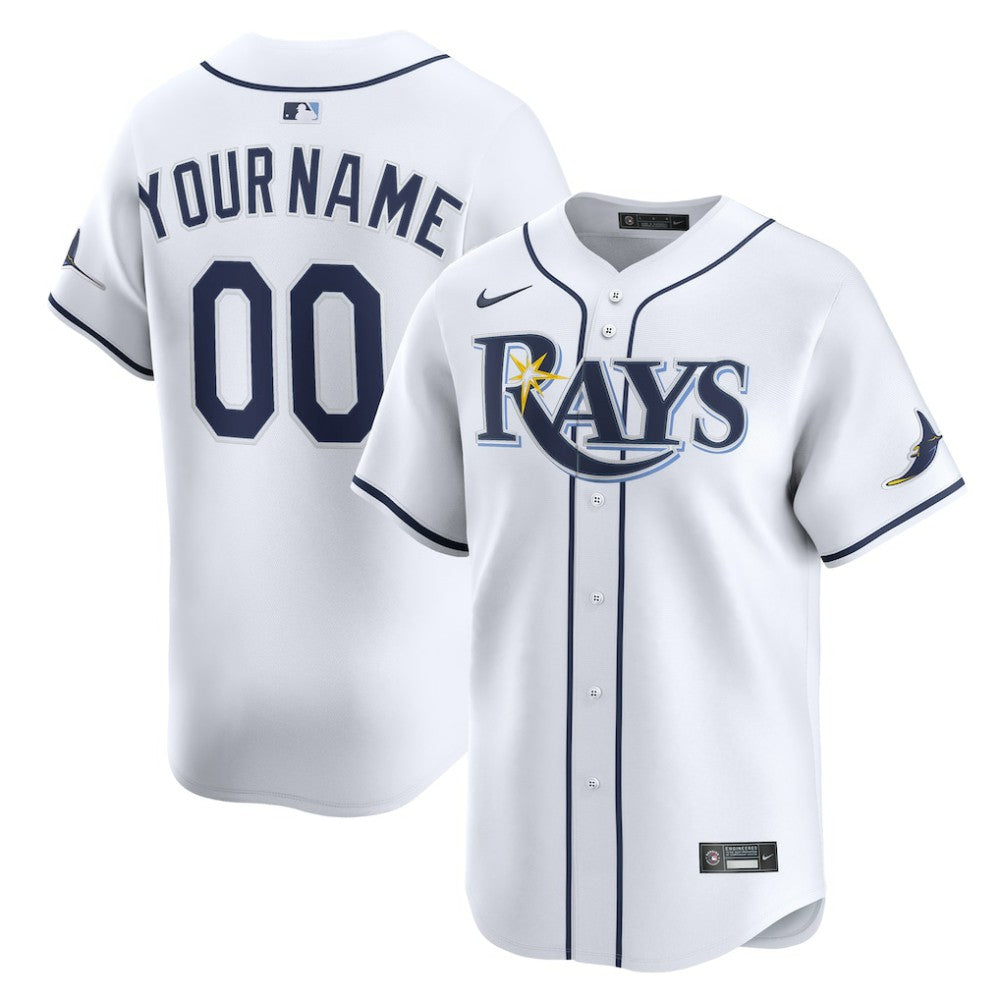 Tampa Bay Rays Home Limited Custom Jersey White | Nike