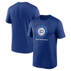 Chicago Cubs 2025 MLB World Tour: Tokyo Series Legend Logo Performance T-Shirt Royal | Nike