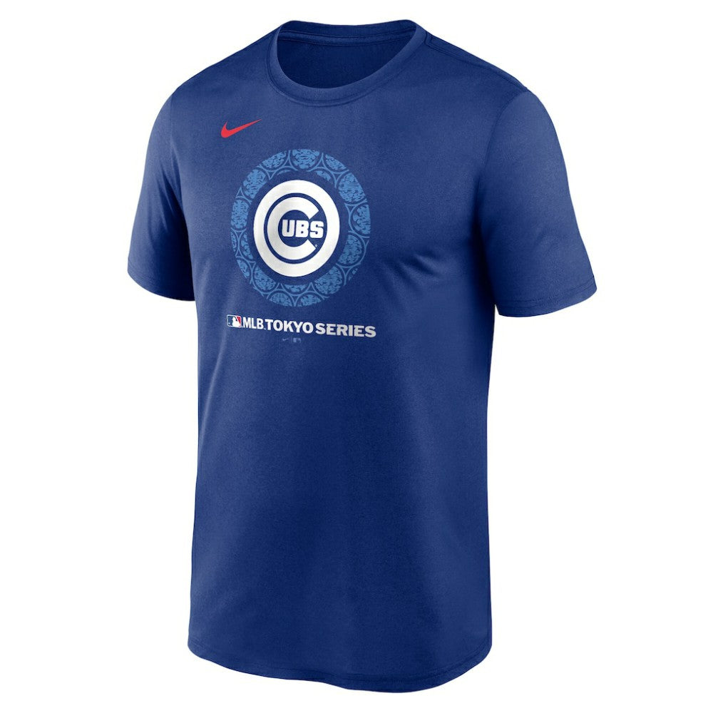 Chicago Cubs 2025 MLB World Tour: Tokyo Series Legend Logo Performance T-Shirt Royal | Nike