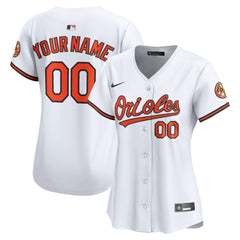 Baltimore Orioles Women's Home Limited Custom Jersey White | Nike