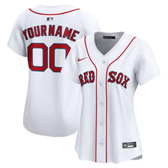 Boston Red Sox Women's Home Limited Custom Jersey White | Nike