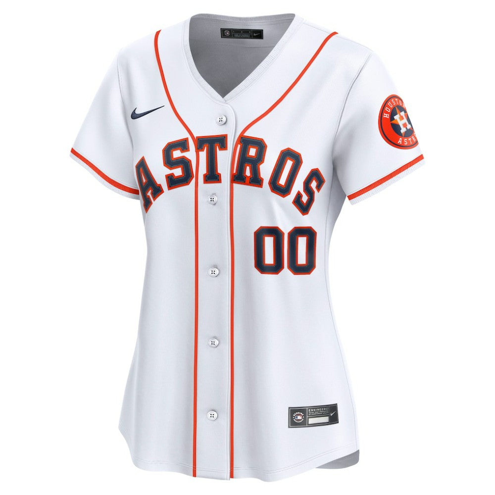 Houston Astros Women's Home Limited Custom Jersey White | Nike