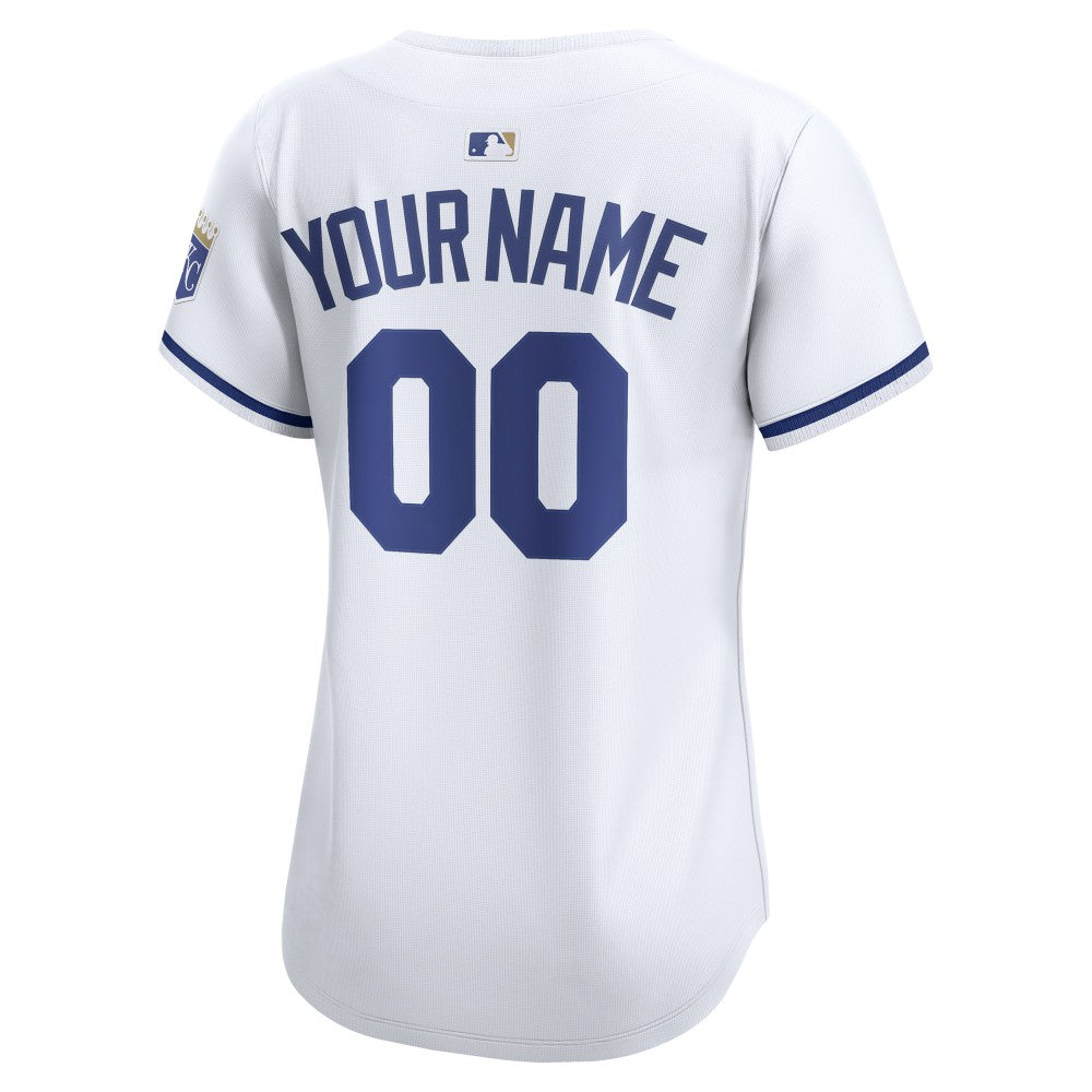 Kansas City Royals Women's Home Limited Custom Jersey White | Nike