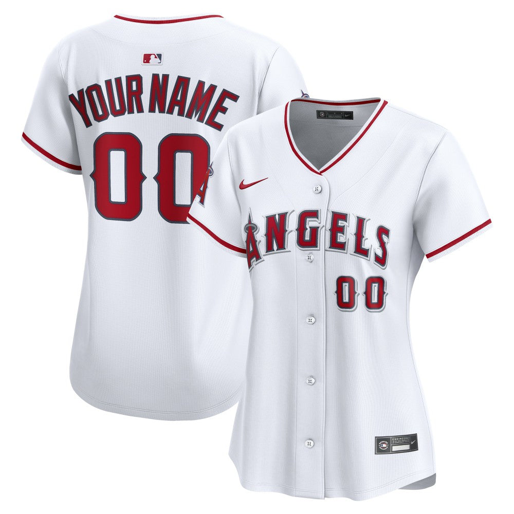 Los Angeles Angels Women's Home Limited Custom Jersey White | Nike