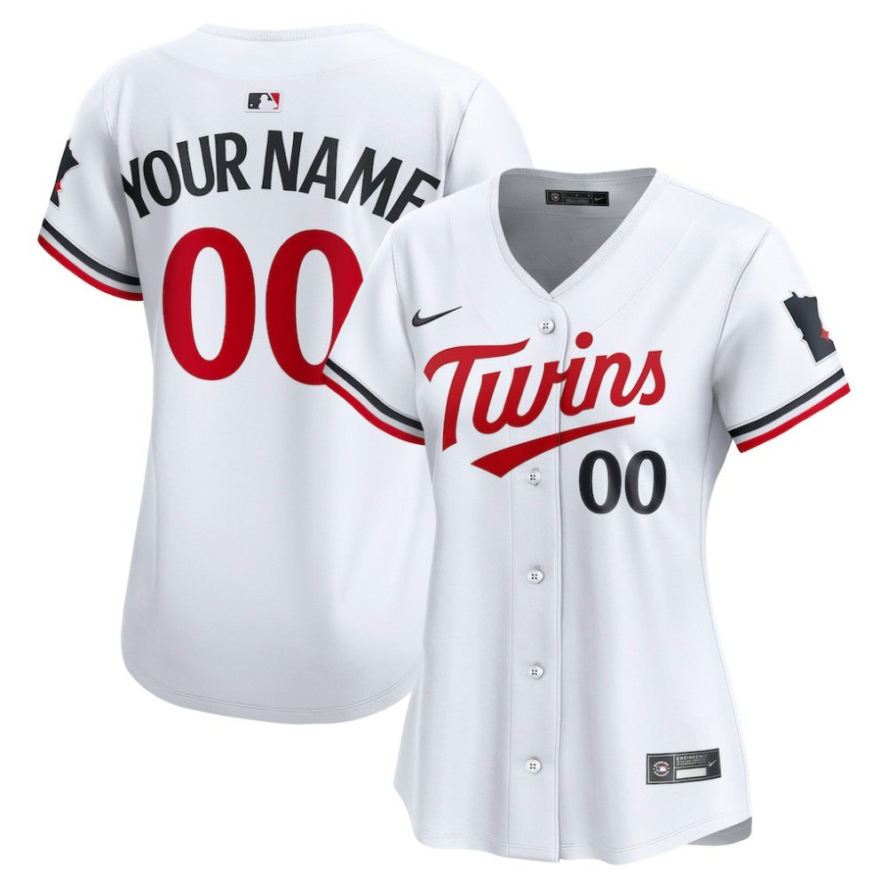 Minnesota Twins Women's Home Limited Custom Jersey White | Nike