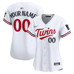 Minnesota Twins Women's Home Limited Custom Jersey White | Nike