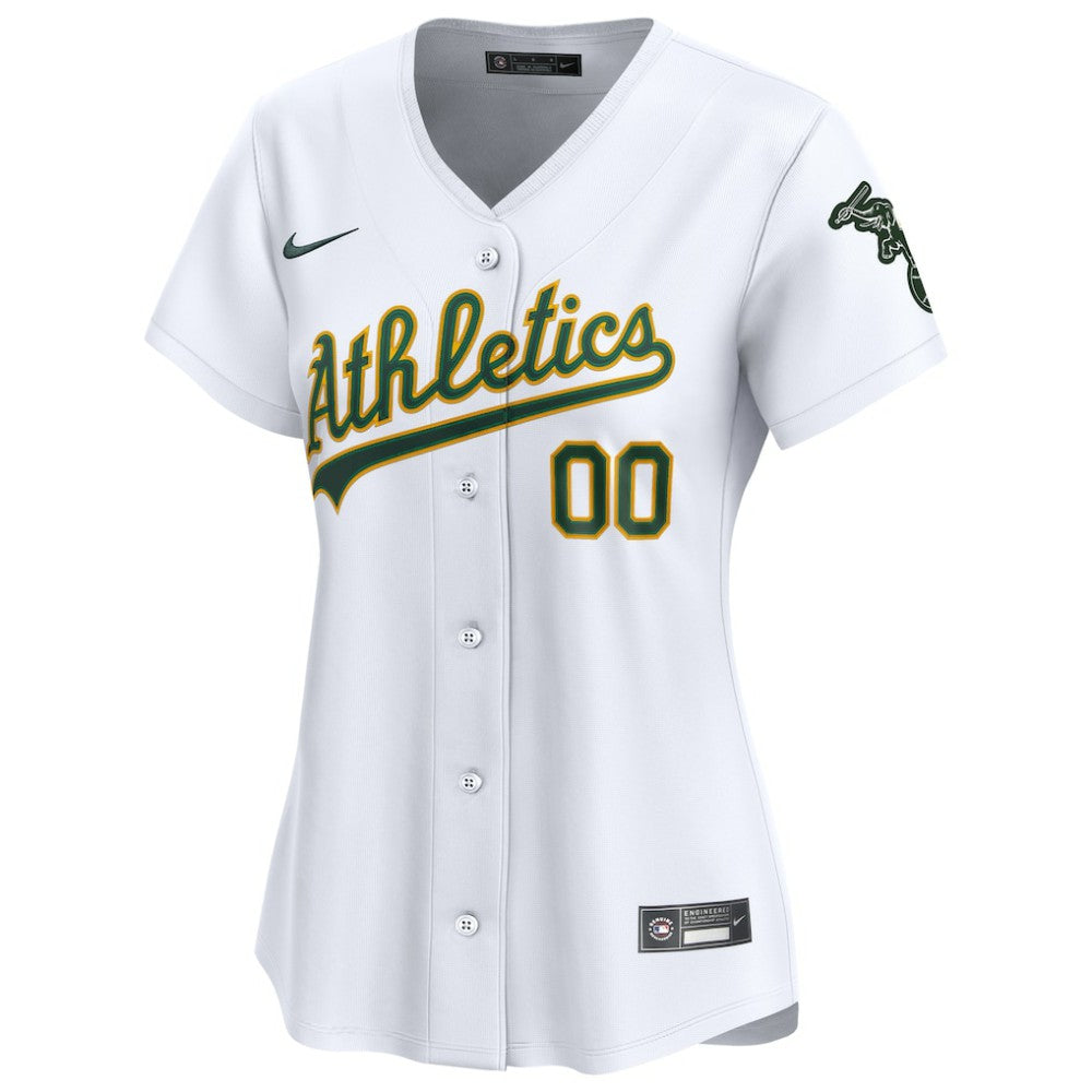 Athletics Women's Home Limited Custom Jersey - White