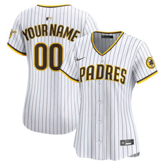 San Diego Padres Women's Home Limited Custom Jersey White | Nike