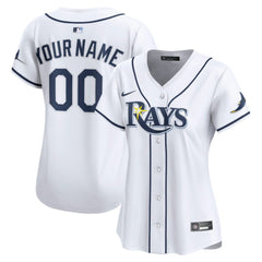Tampa Bay Rays Women's Home Limited Custom Jersey White | Nike