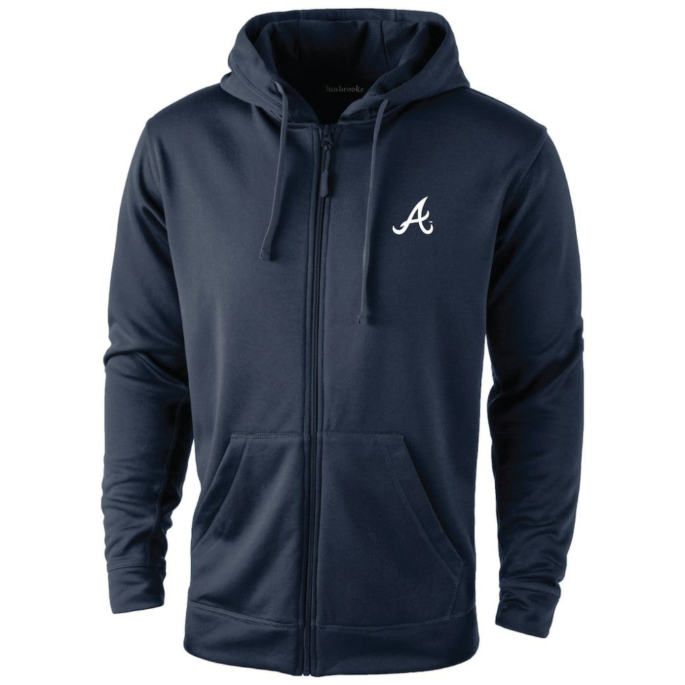 Atlanta Braves Dunbrooke Trophy Full-Zip Hoodie Navy