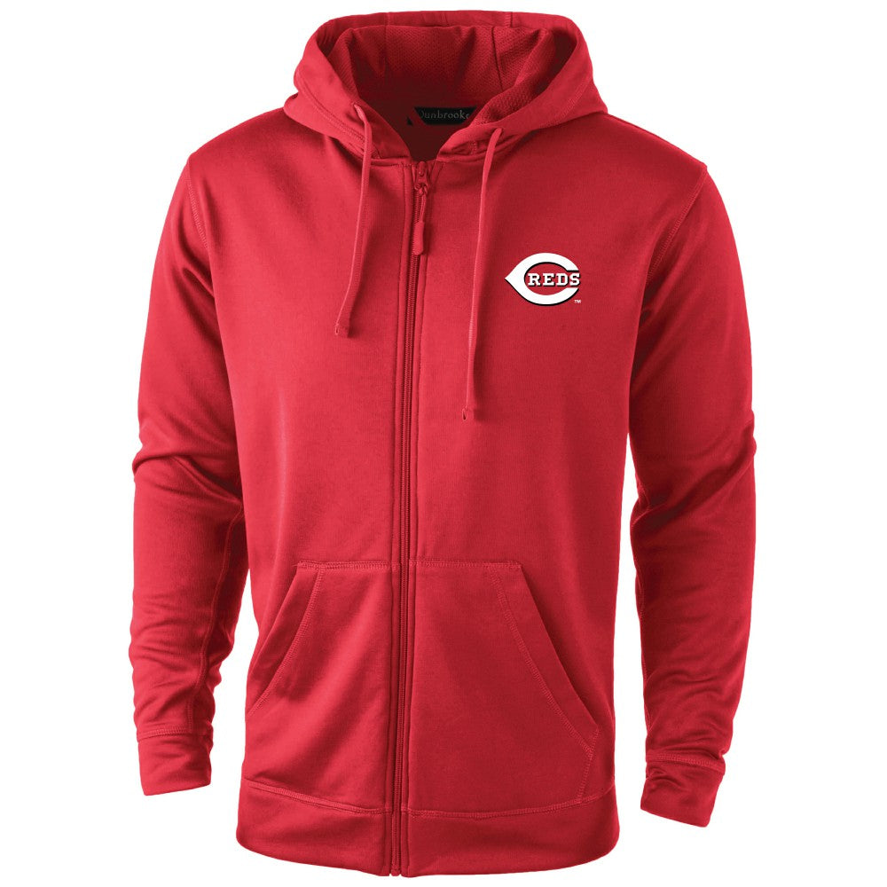 Cincinnati Reds Dunbrooke Trophy Full-Zip Hoodie Red