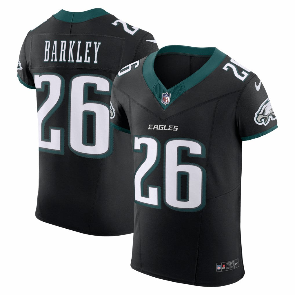 Saquon Barkley Philadelphia Eagles Alternate Vapor F.U.S.E. Elite Jersey - Black