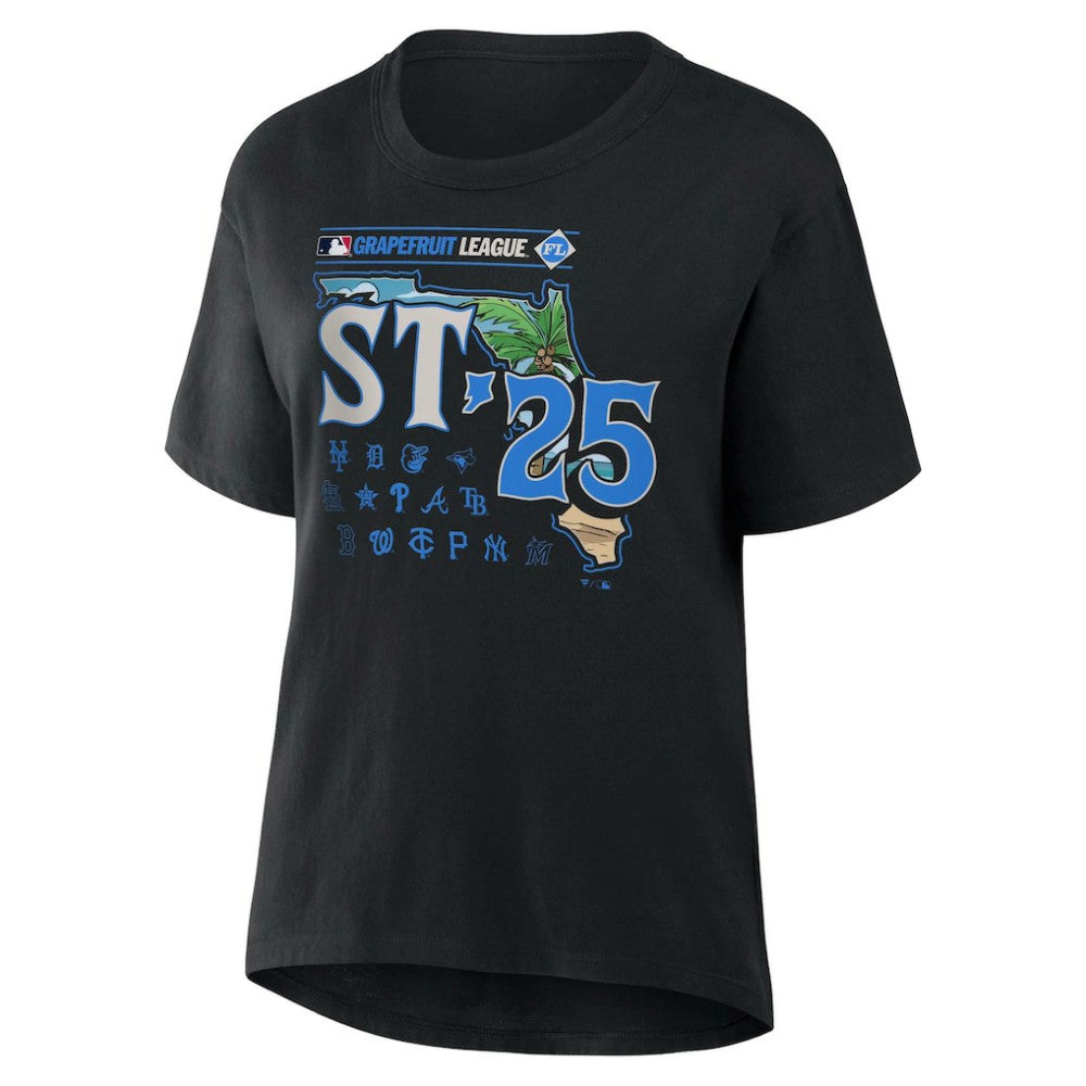 MLB Women's 2025 Spring Training Grapefruit League T-Shirt Black