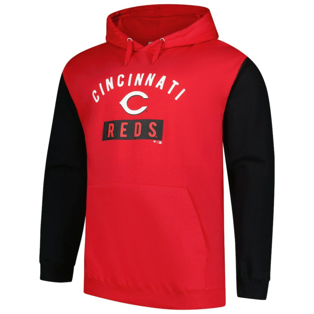 Elly De La Cruz Cincinnati Reds Profile Big & Tall Fleece Pullover Hoodie Red