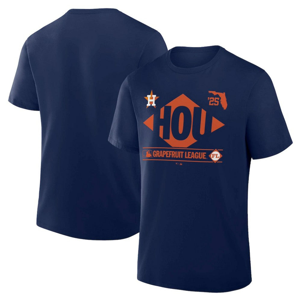 Houston Astros 2025 Spring Training Grapefruit League True Icon T-Shirt Navy
