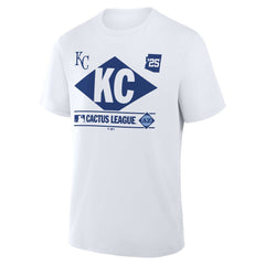 Kansas City Royals 2025 Spring Training Cactus League True Icon T-Shirt  White
