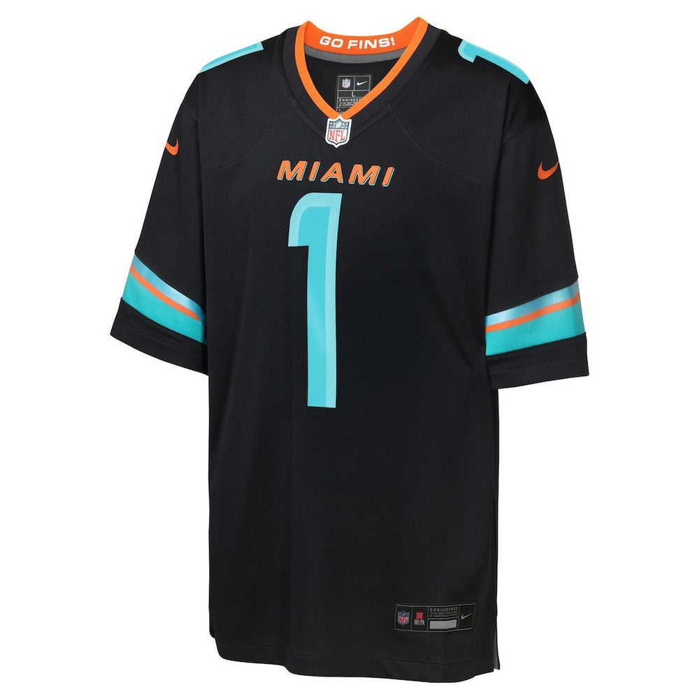 Tua Tagovailoa Miami Dolphins Youth 2025 Rivalries Collection Game Jersey - Pitch Blue