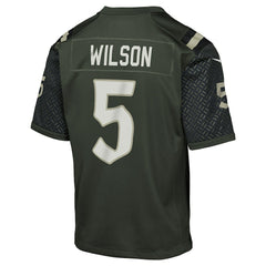 Garrett Wilson New York Jets Youth 2025 Rivalries Collection Game Jersey - Gotham Green