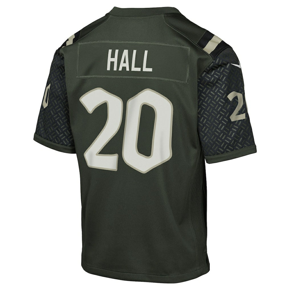 Breece Hall New York Jets Youth 2025 Rivalries Collection Game Jersey - Gotham Green