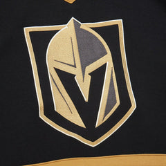 Vegas Golden Knights Mitchell & Ness Women's Heritage Lace-Up Pullover Sweatshirt Black