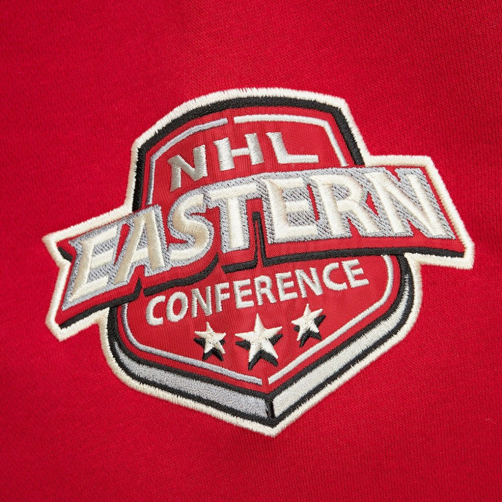 New Jersey Devils Mitchell & Ness Women's Heritage Lace-Up Pullover Sweatshirt Red