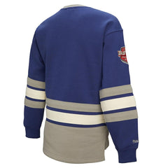 Tampa Bay Lightning Mitchell & Ness Women's Heritage Lace-Up Pullover Sweatshirt Blue