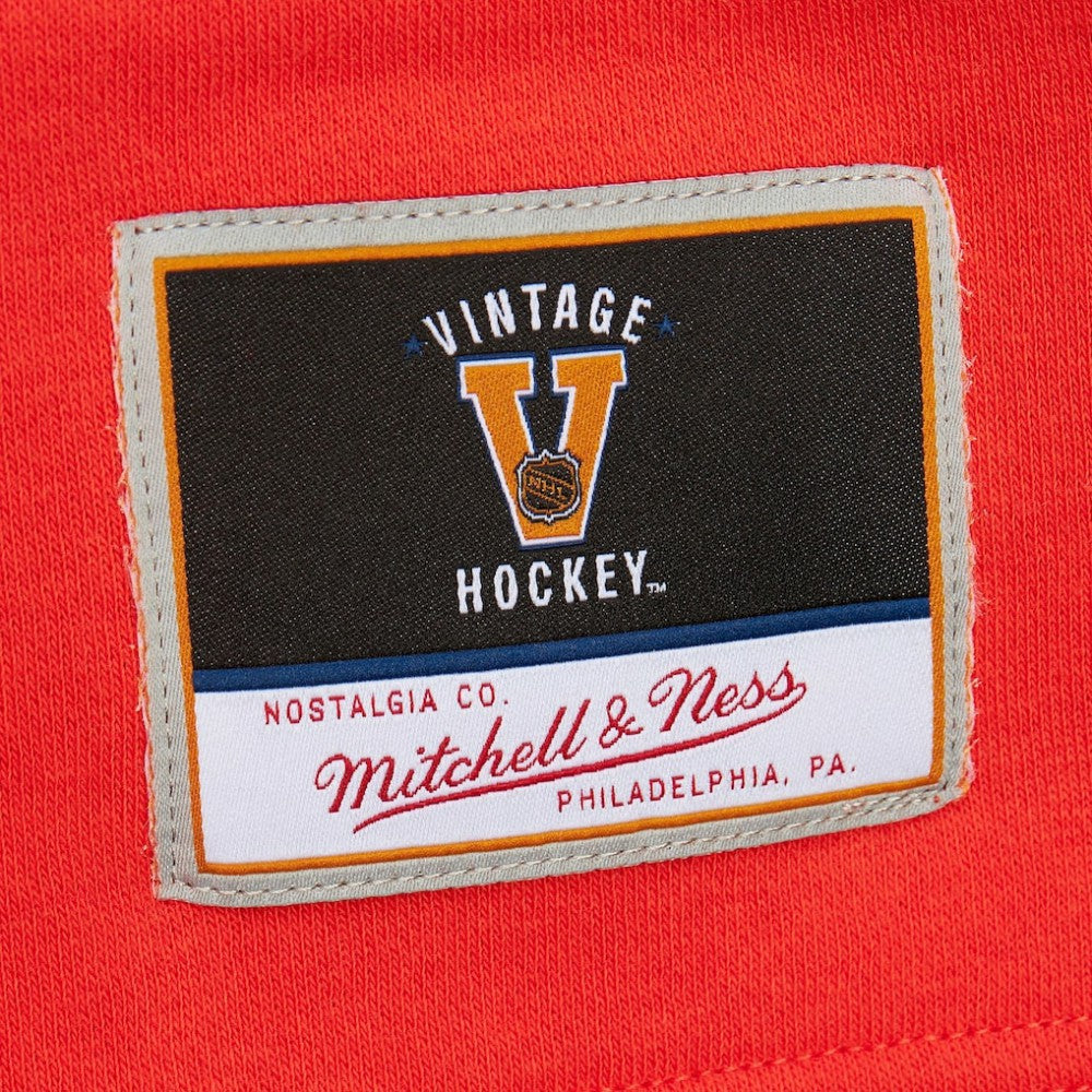 Philadelphia Flyers Mitchell & Ness Women's Heritage Lace-Up Pullover Sweatshirt Black