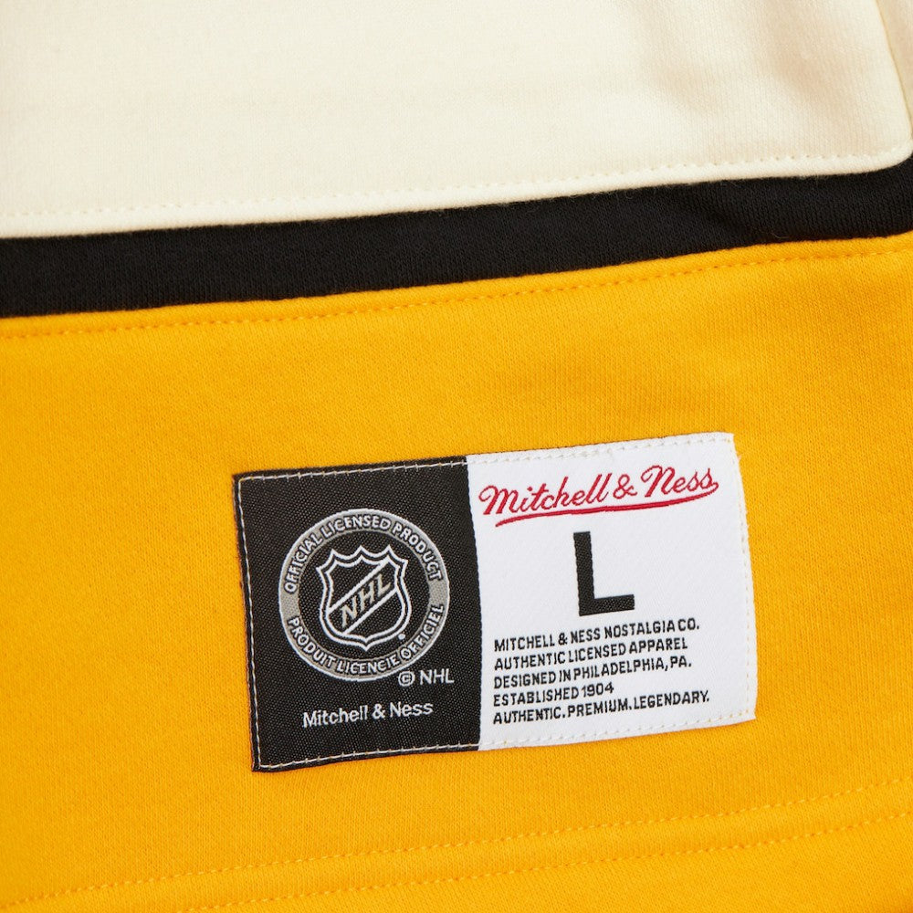 Boston Bruins Heritage Lace-Up Pullover Sweatshirt Black