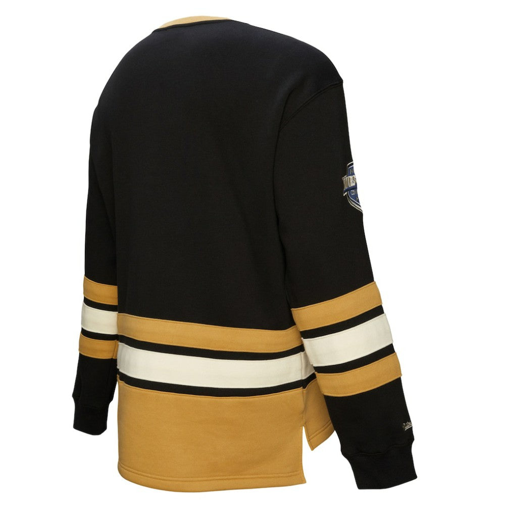 Vegas Golden Knights Heritage Lace-Up Pullover Sweatshirt Black