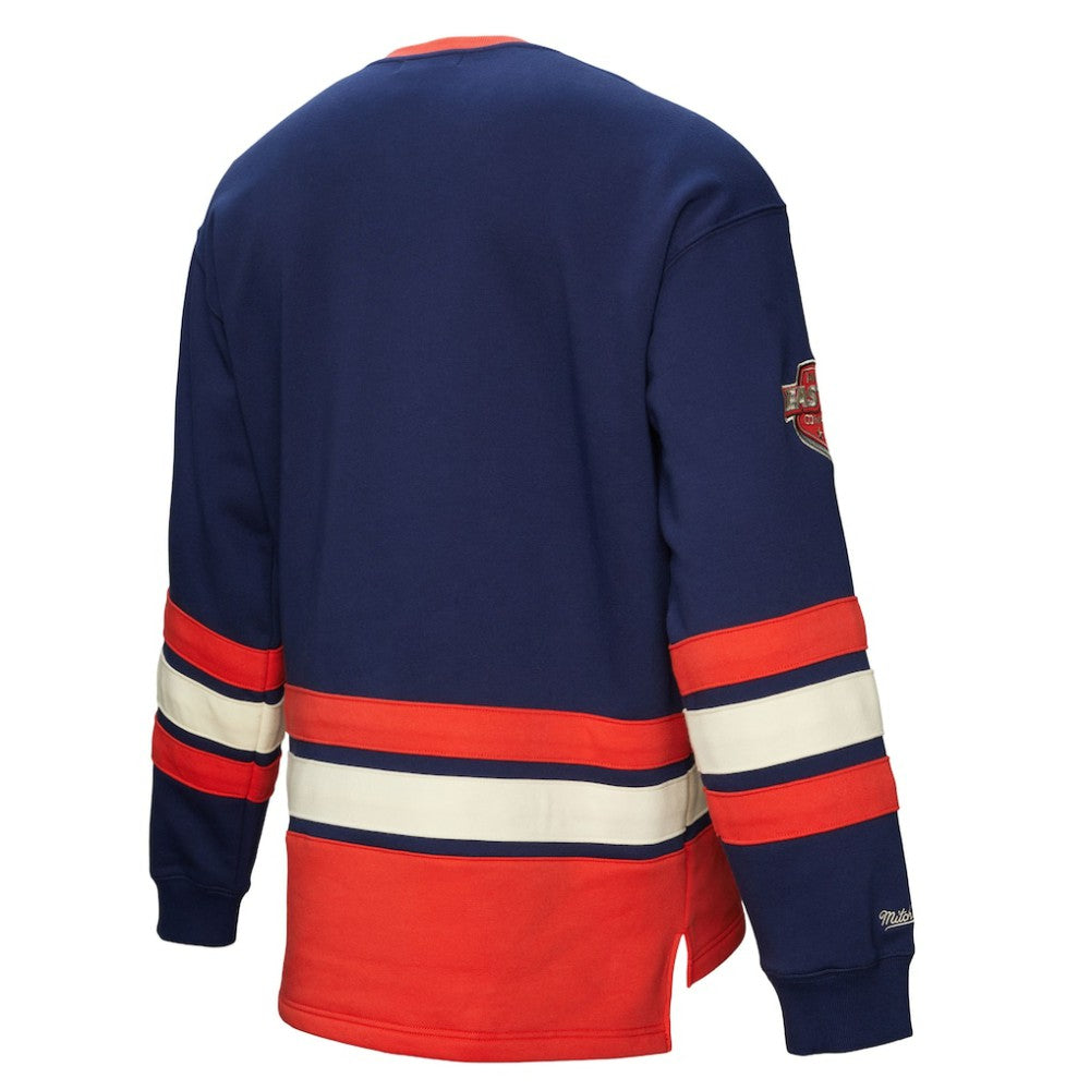 Washington Capitals Heritage Lace-Up Pullover Sweatshirt Navy
