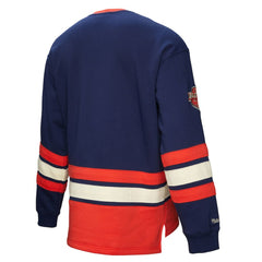 Washington Capitals Heritage Lace-Up Pullover Sweatshirt Navy