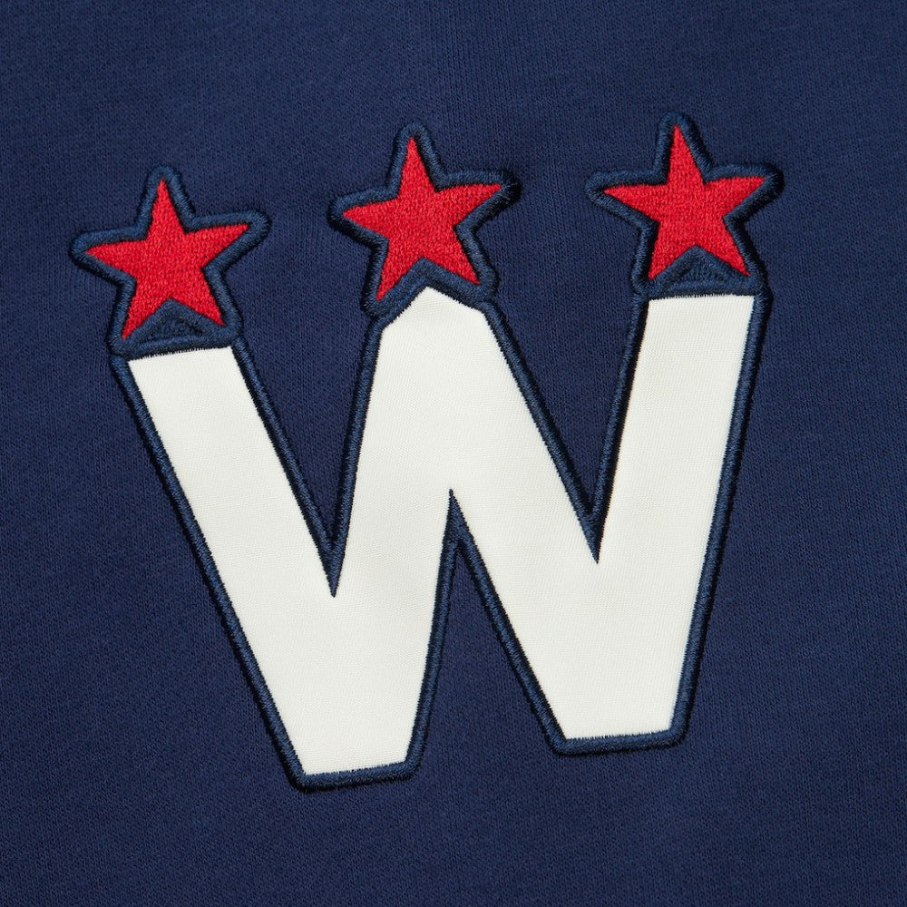 Washington Capitals Heritage Lace-Up Pullover Sweatshirt Navy