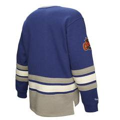 Toronto Maple Leafs Heritage Lace-Up Pullover Sweatshirt Blue