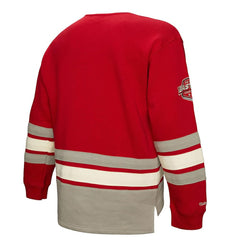 Detroit Red Wings Heritage Lace-Up Pullover Sweatshirt Red